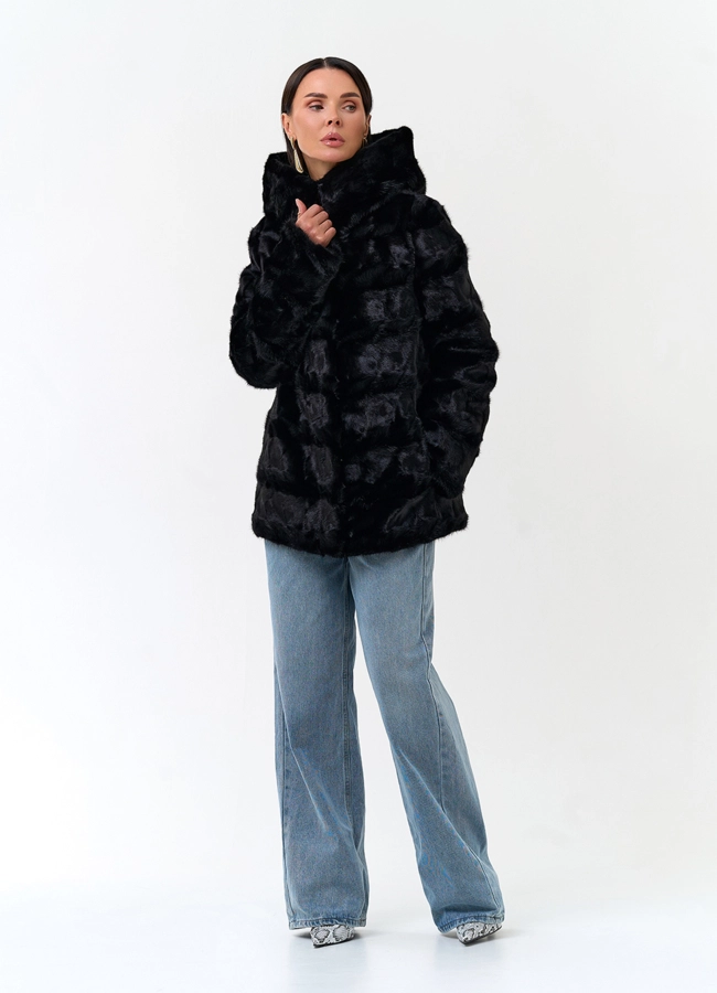 Шуба из меха норки модель № 34052 универмаг малина фото