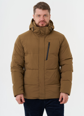 Мужской пуховик с капюшоном
