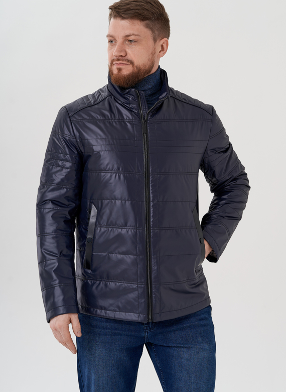 Мужская куртка синего цвета