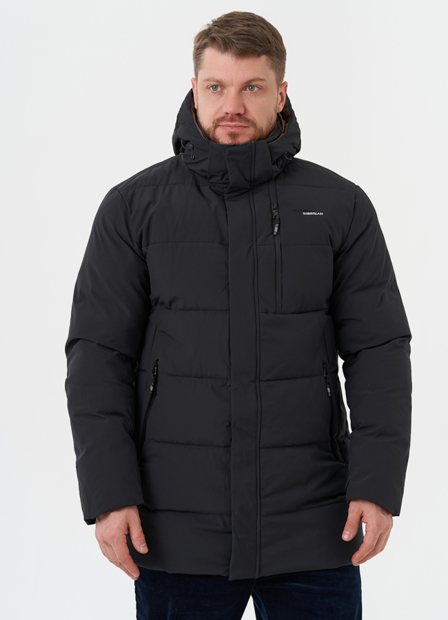 фото Мужской пуховик с капюшоном модель № 25710