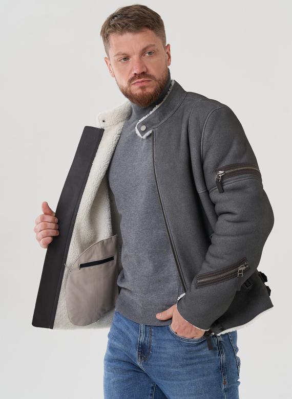 Мужская дубленка 