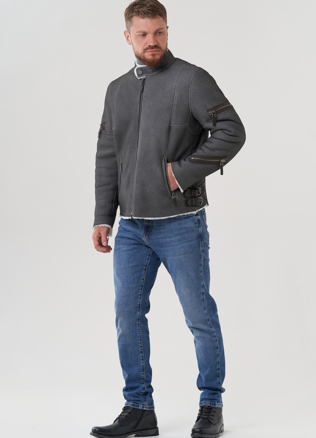 Мужская дубленка  модель № 82150 в кредит