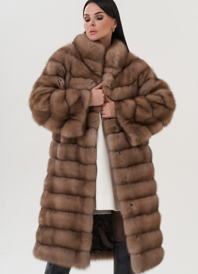 Шуба из куницы  модель № 25815 в кредит