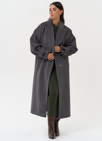 Женское пальто с поясом