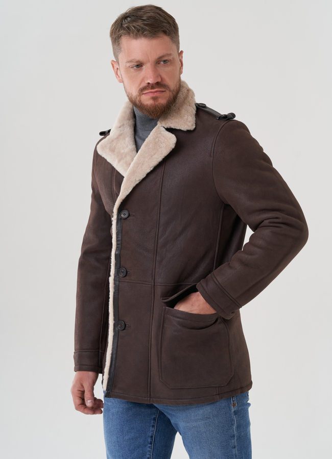 Мужская дубленка  модель № 81710 в рассрочку