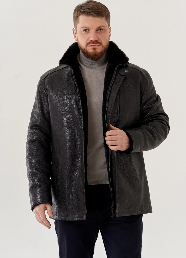 Мужская дубленка  модель № 79295 в кредит