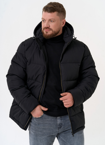 Мужской пуховик с капюшоном Мужской пуховик с капюшоном