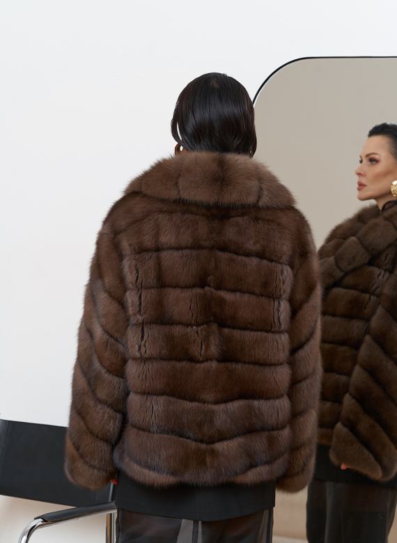 Шуба из баргузинского соболя