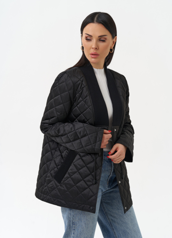 Женская утепленная стеганая куртка