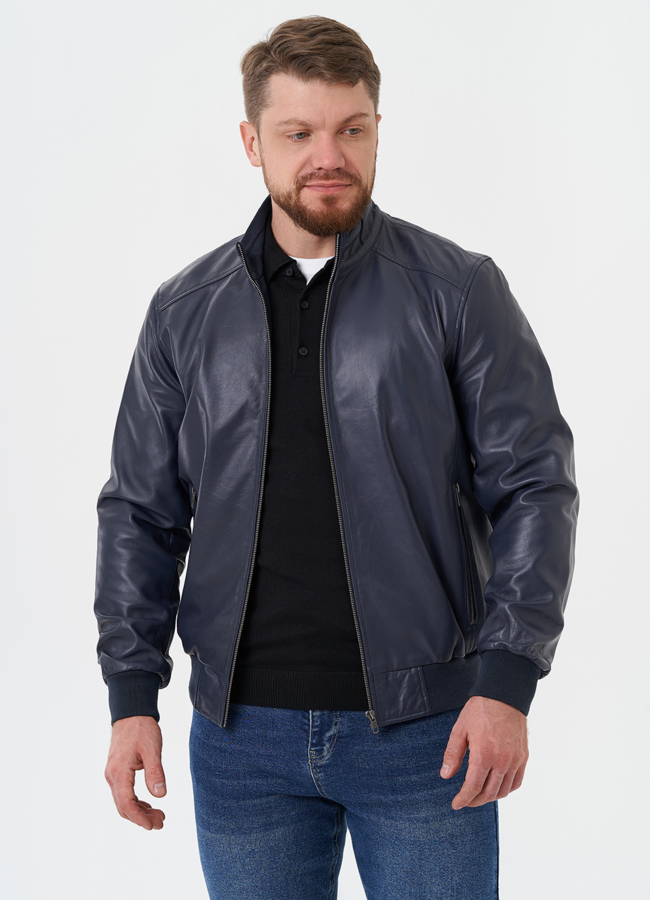 Мужская кожаная куртка 