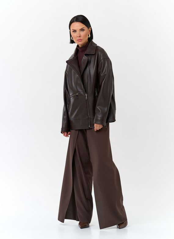 Женская куртка из натуральной кожи