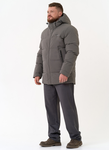 Мужской пуховик с капюшоном 
