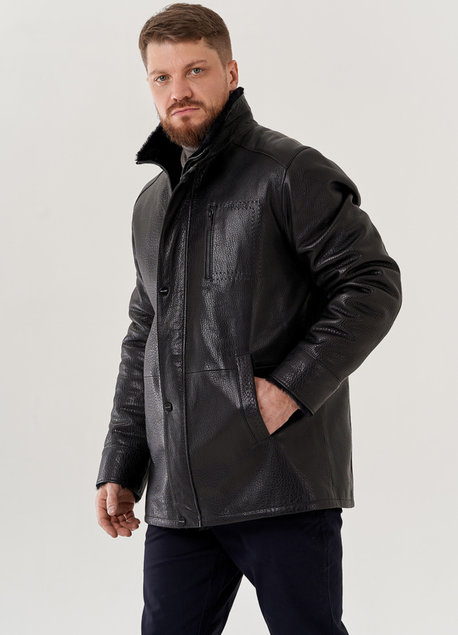 фото Мужская дубленка  модель № 79295