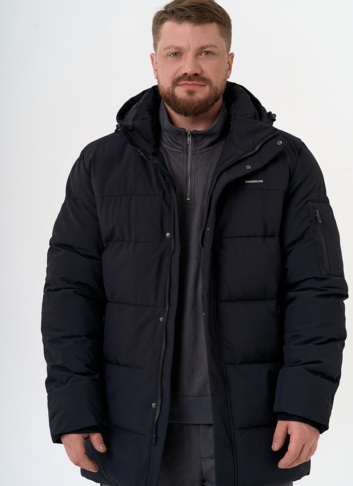 Мужской пуховик с капюшоном Мужской пуховик с капюшоном