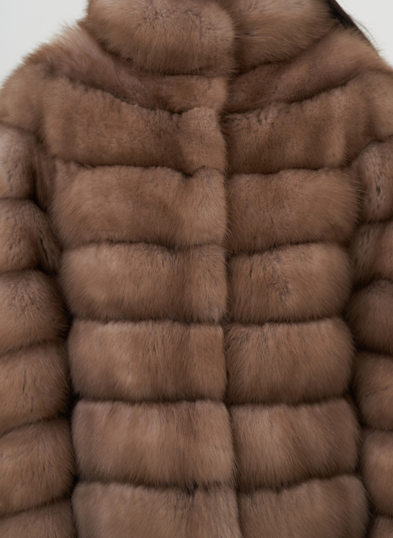 Шуба из куницы 