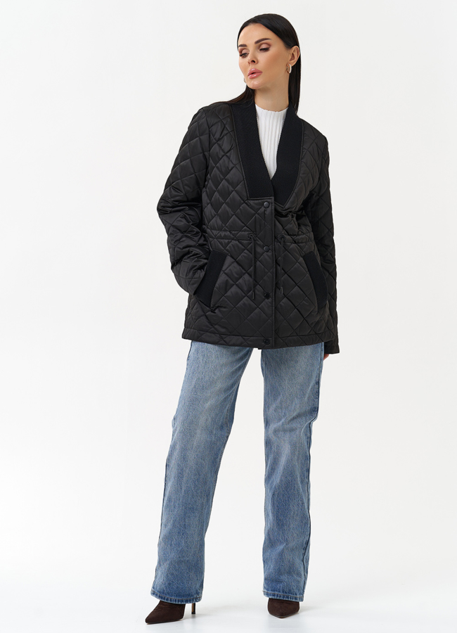 Женская утепленная стеганая куртка модель № 30051 в кредит