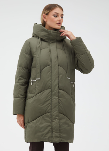Женский пуховик с капюшоном Женский пуховик с капюшоном