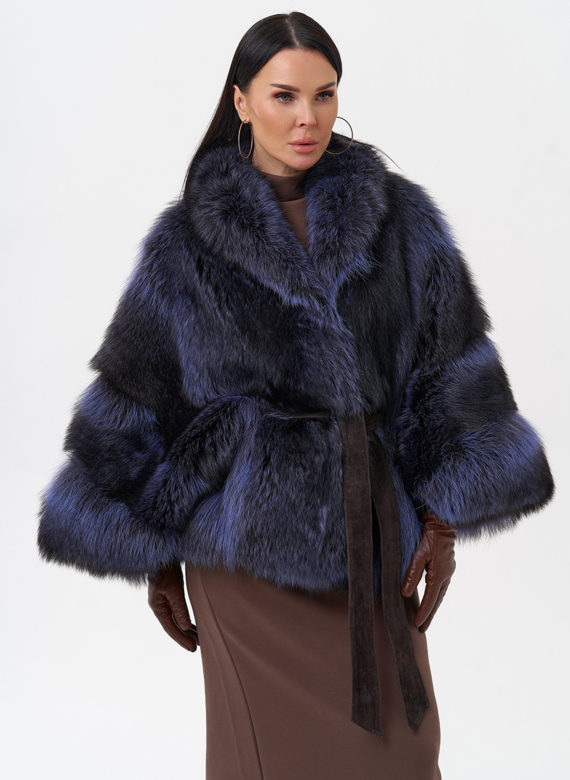 Шуба из енота летучая мышь