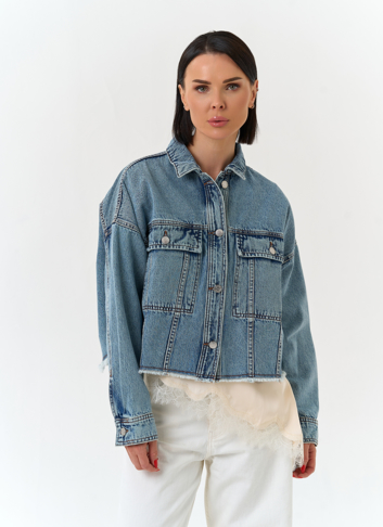 Женская джинсовая куртка