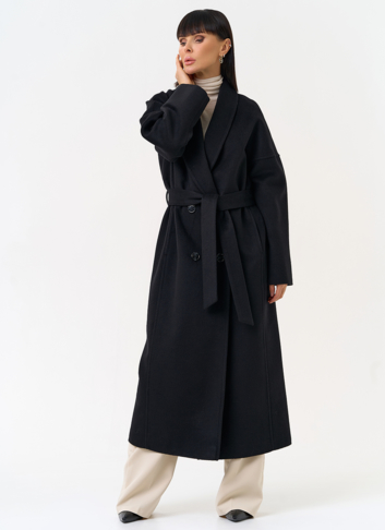 Женское пальто с воротником шаль Женское пальто с воротником шаль