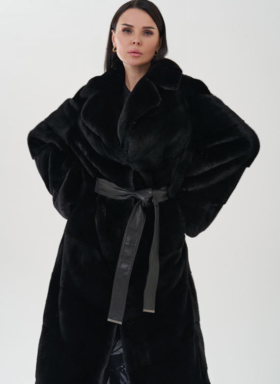 Шуба из аукционного меха норки